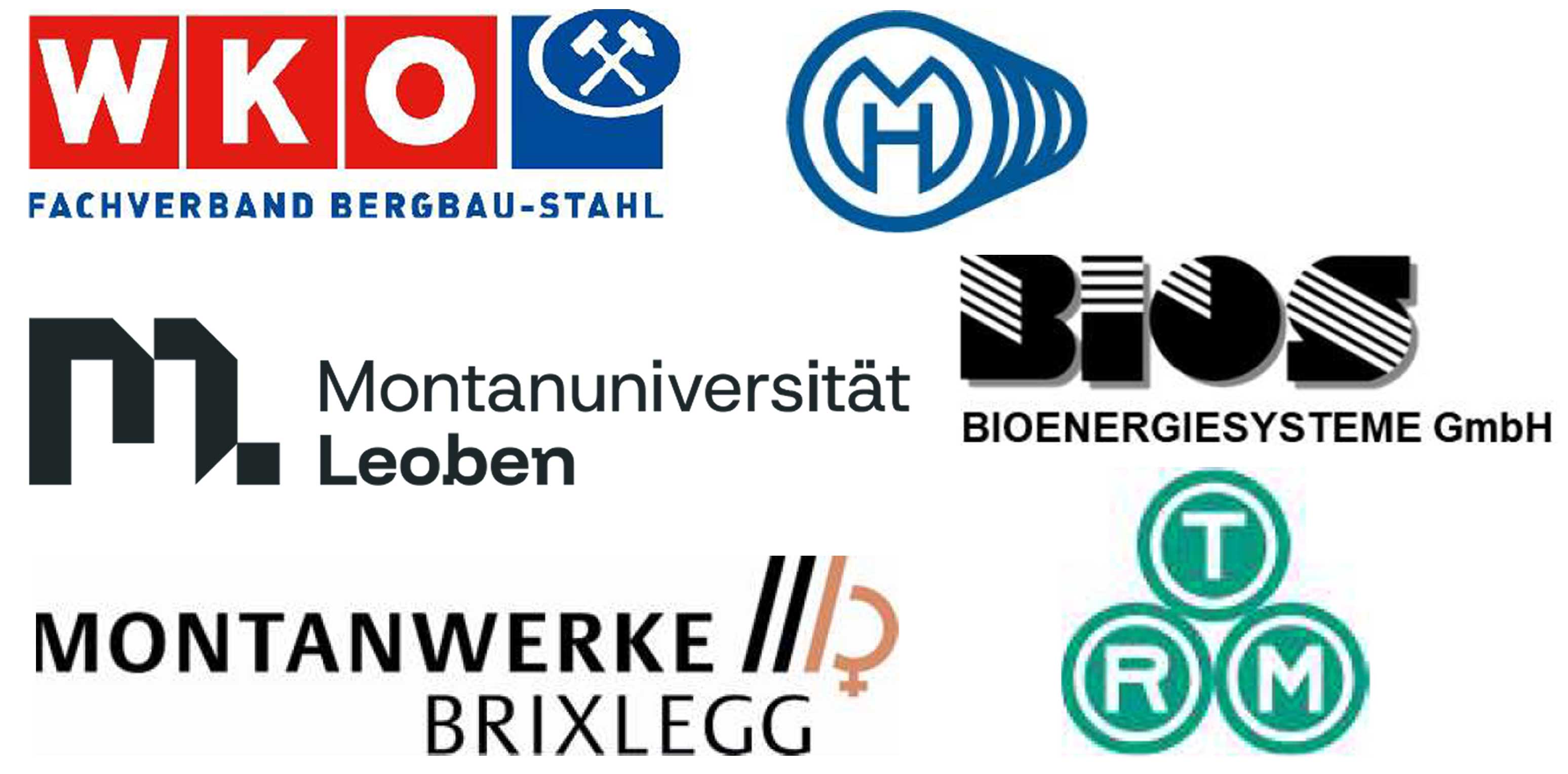 Logos der Projektpartner: Biochar4Metallurgy