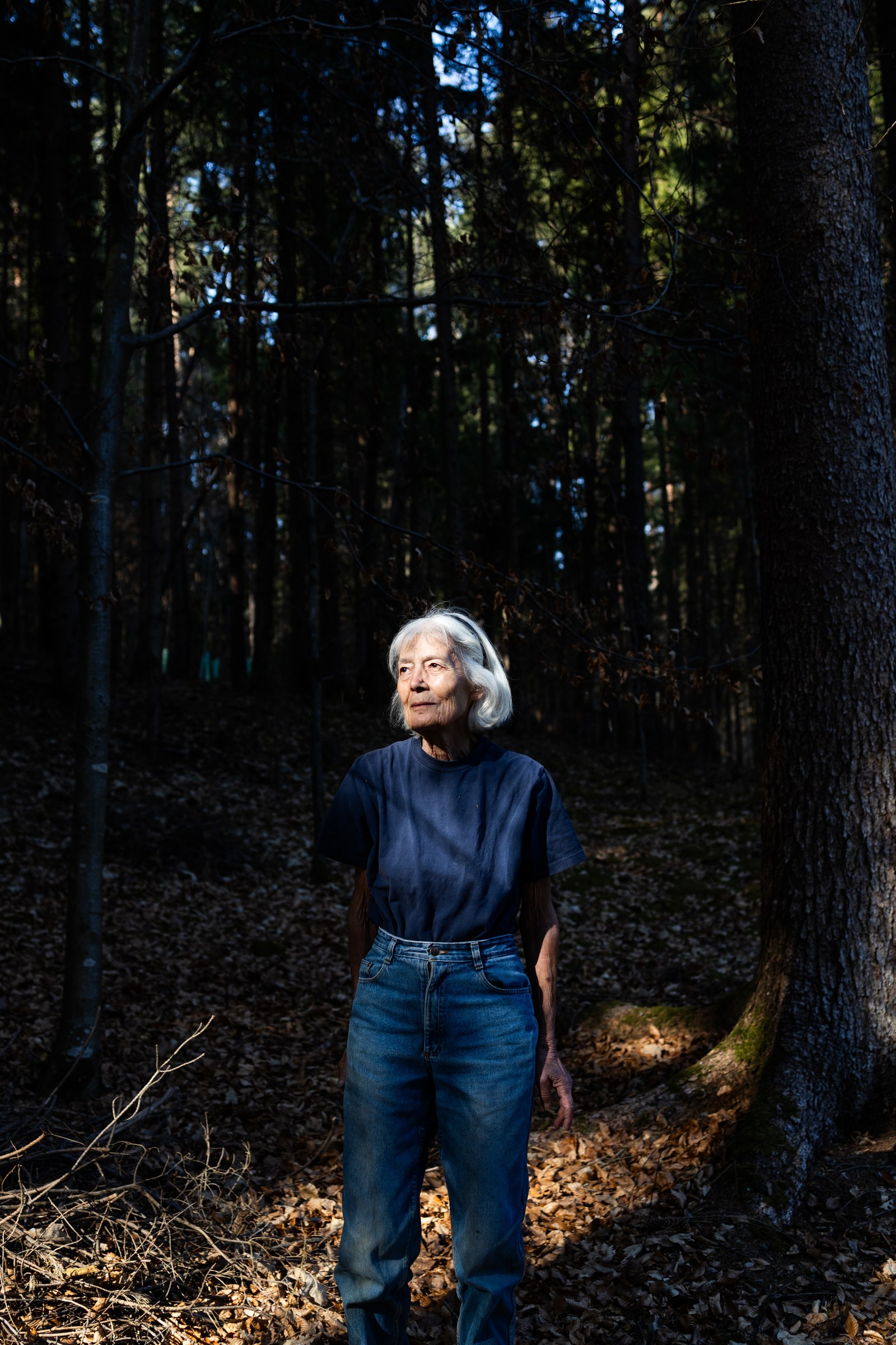 Ilse Kr&uuml;ger im Wald