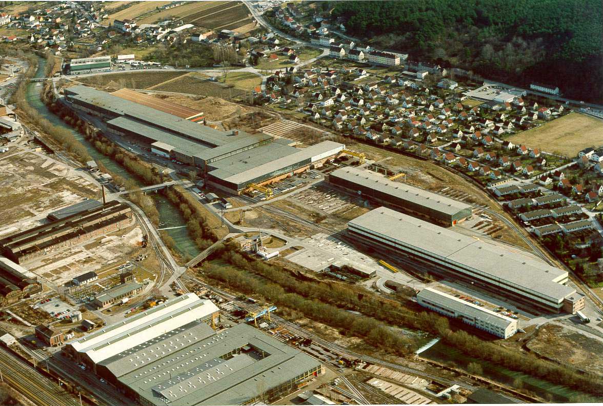 Luftaufnahme des Werks der Schoeller-Bleckmann Edelstahlrohr GmbH