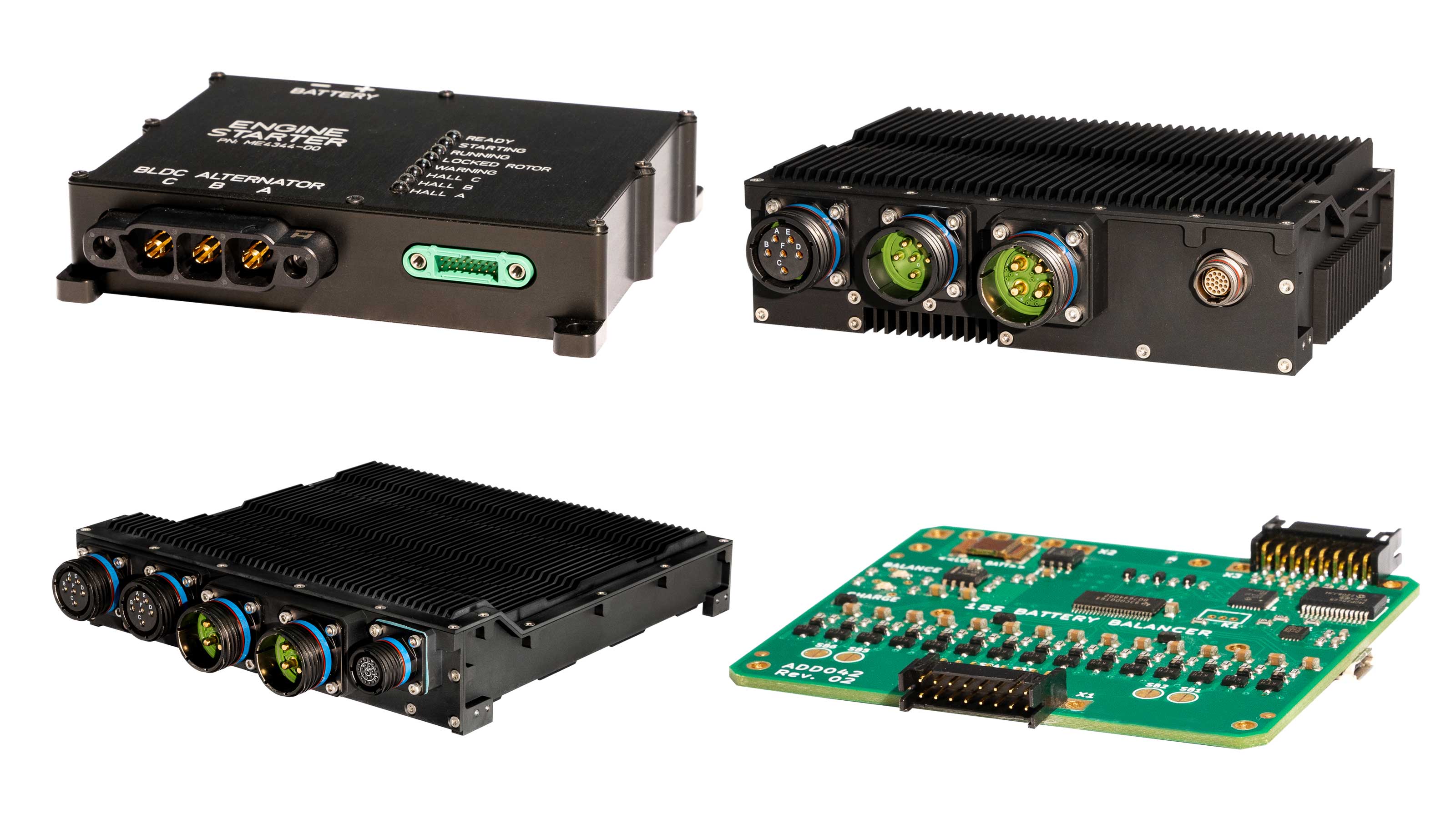 Bauteile der Energiemanagementsysteme (EMS) der Firma VISIONAIRtronics GmbH
