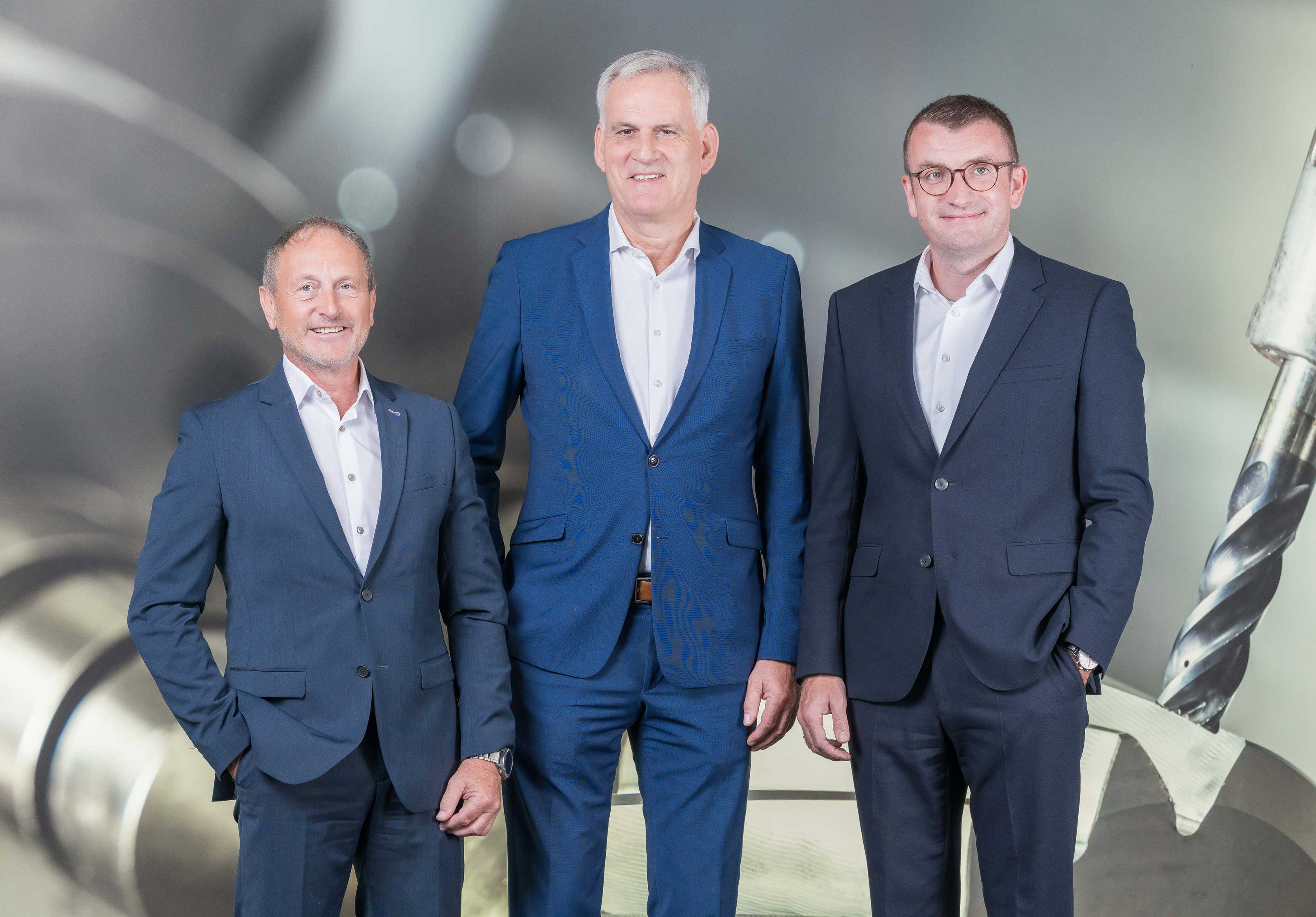 COO Franz Sch&ouml;n, CSO & CTO G&uuml;nther Mayr und CCO & CFO Stefan Hackl