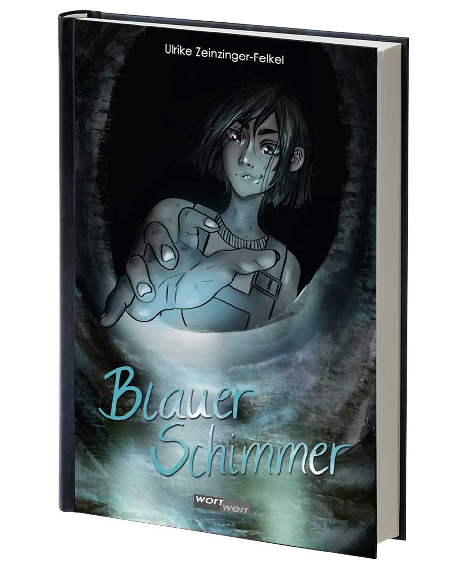 Cover des Kinderbuches Blauer Schimmer