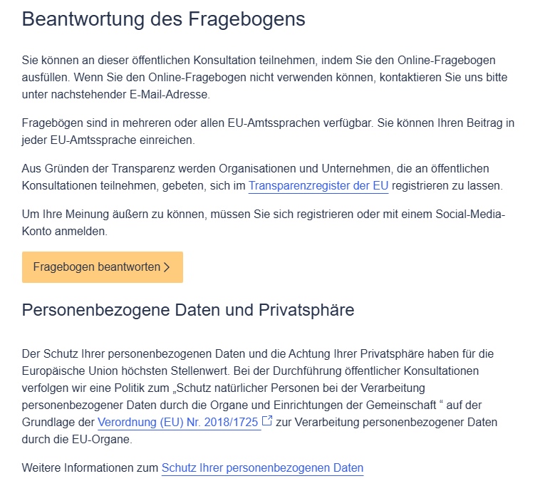 Konsultation Margensteuer