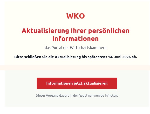 Screenshot einer Betrugsmail: Inhalt im Text dar&uuml;ber beschrieben