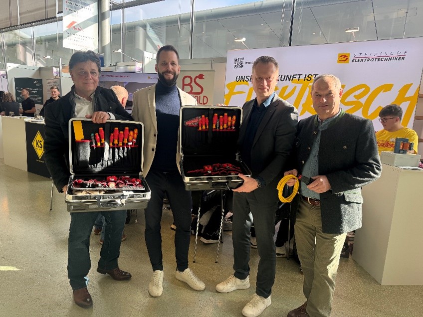 Die Elektro- und Kommunikationstechniker:innen Steiermark auf der Berufs- und Bildungsmesse "checkin&ldquo;