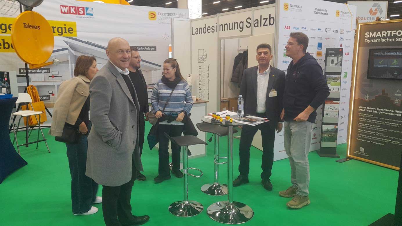 Kommunikationstechniker der Salzburger Innung auf der Bauen und Wohnen vom 04. &ndash; 07. Februar 2026 in Salzburg