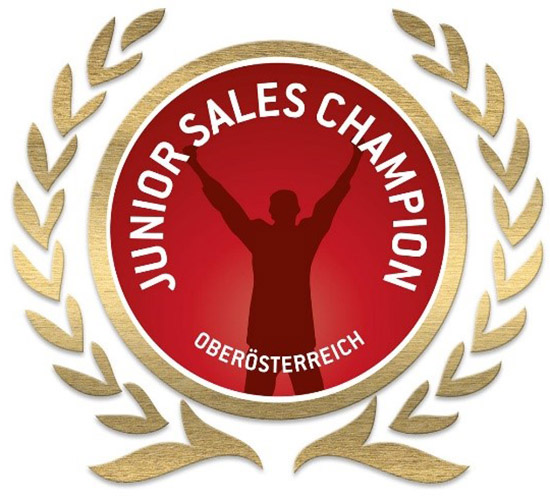 Junior Sales Champion Logo Mann 