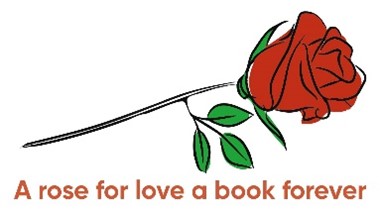 a rose for a book lover