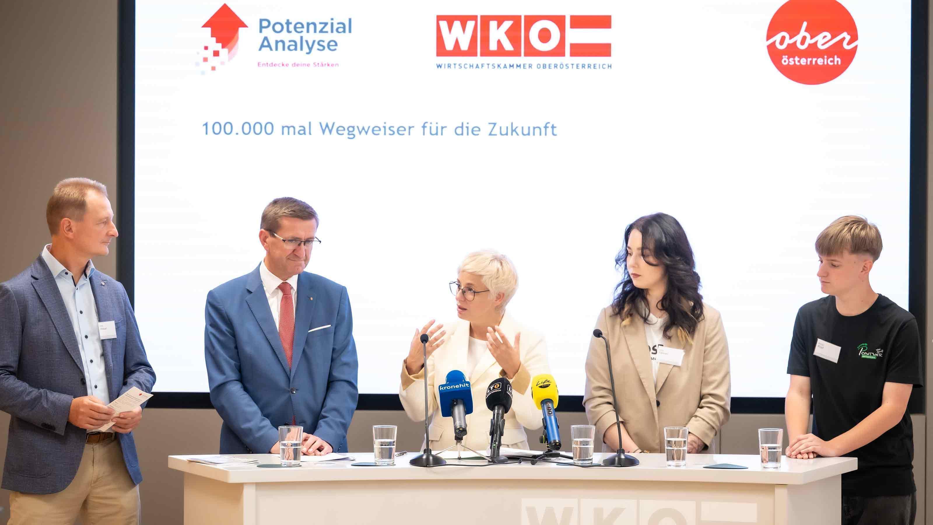 Pressekonferenz WKO&Ouml; anl&auml;sslich 100.000 Potenzialanalysen