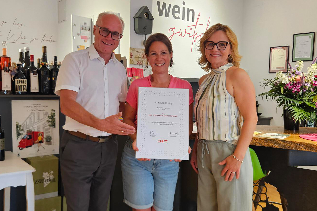 Ehrung Weinzwitscherei