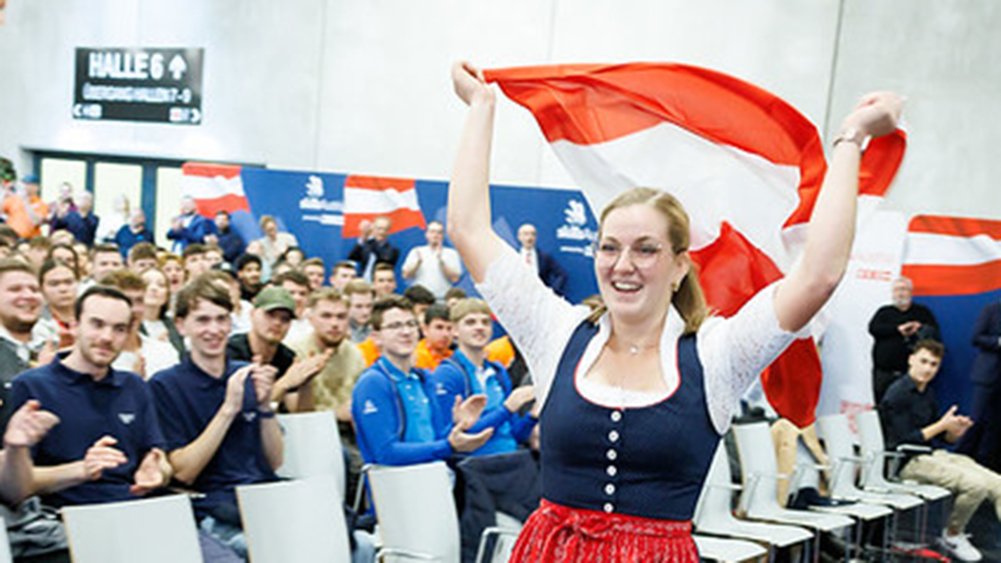 Juliana Hain kürte sich der Europameisterin der Steinmetze.