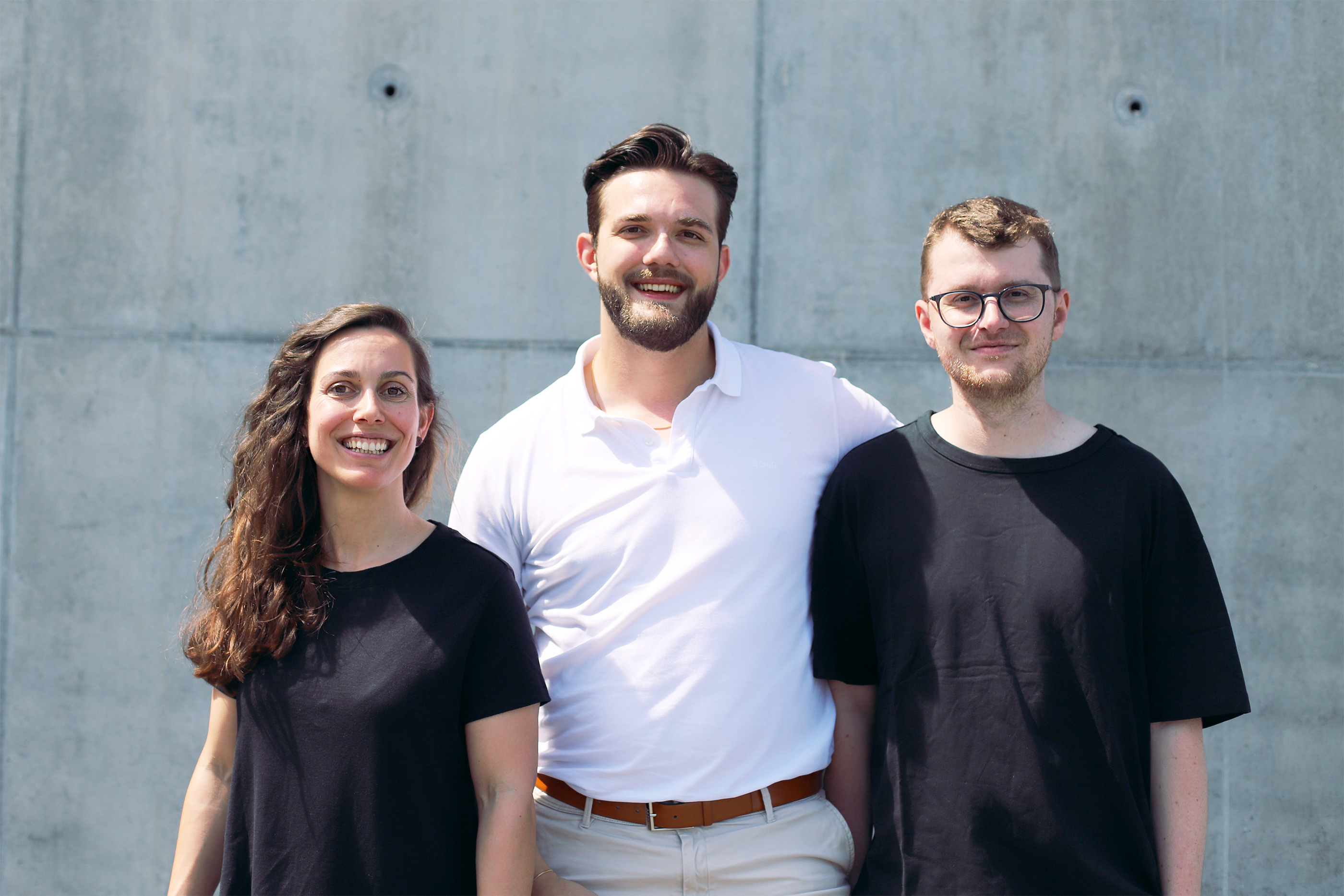 Das Gründungsteam von Straion: Katrin Freihofner, Lukas Holzer und <br />
Fabian Friedl (v. l.)