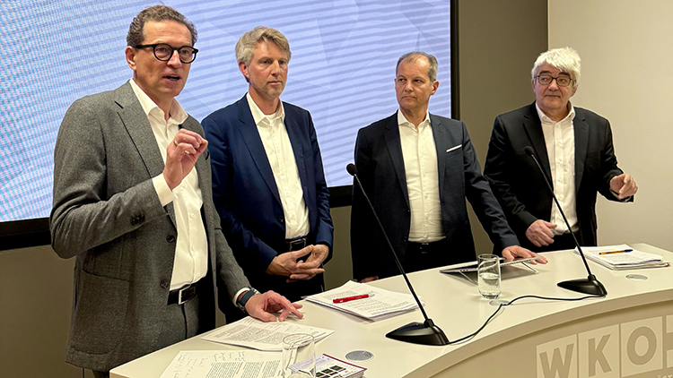 V.l.: Kubinger, Garzik, Bergsmann und Huber.