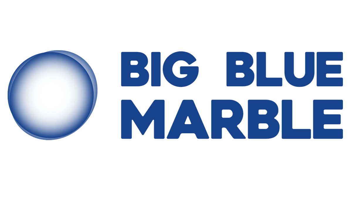 Schriftzug-Logo: Big Blue Marble