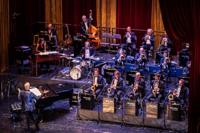 Orchesteraufstellung der Thilo Wolf Big Band