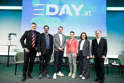 Teilenehmer:innen der Podiumsdiskussion EDAY 2026