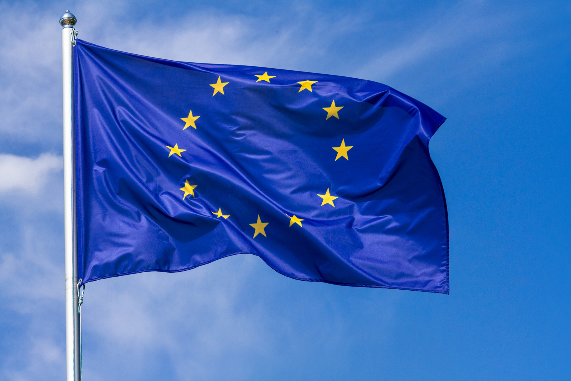 Rechtliche Rahmenbedingungen, Europäische Fahne