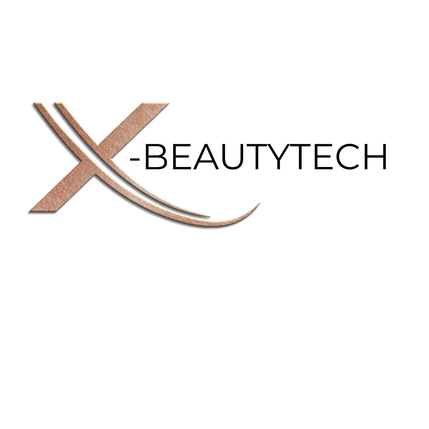 Auf weißem Hintergrund steht X-Beautytech