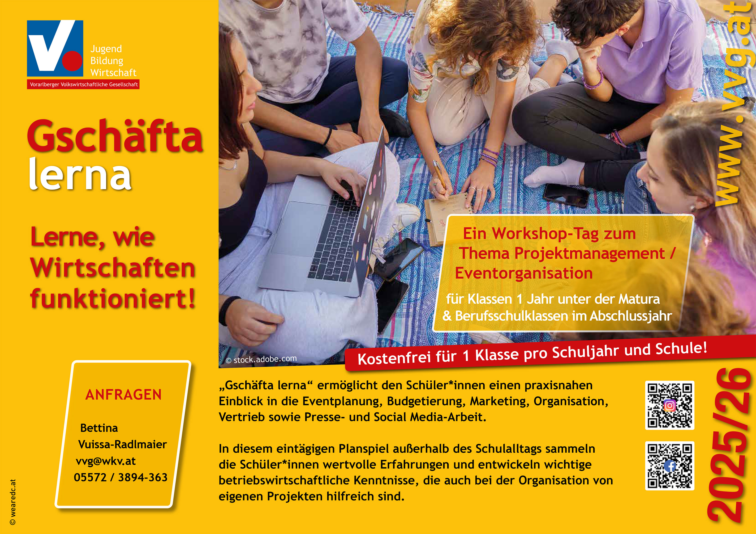 Vortrag "Gschäfta lerna"