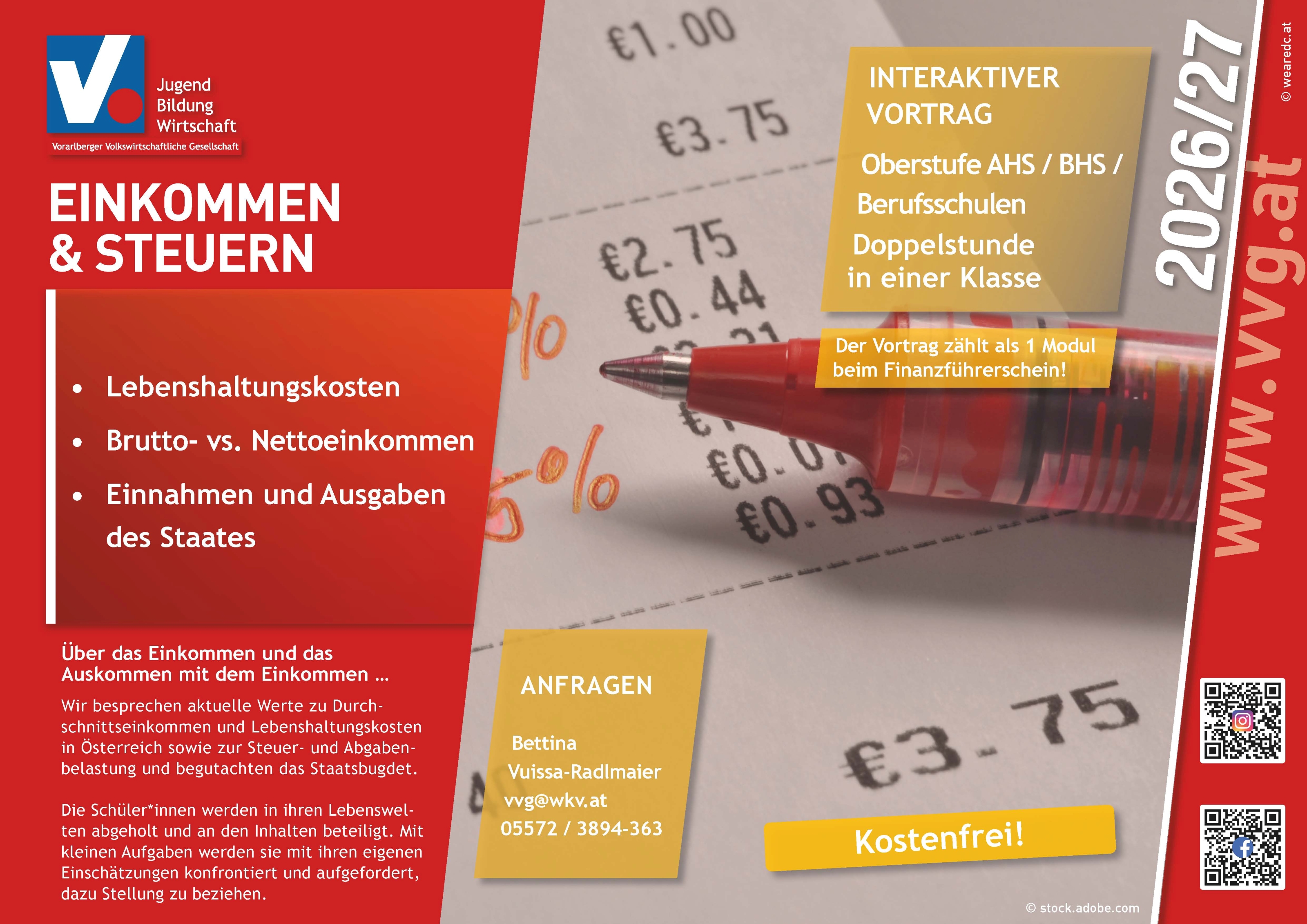 Vortrag Steuern