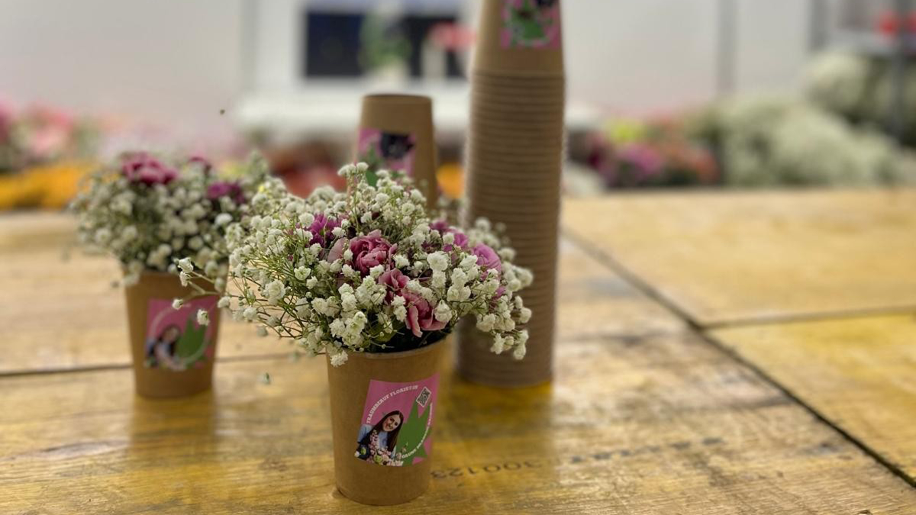 Bechergestecke bei der BIM