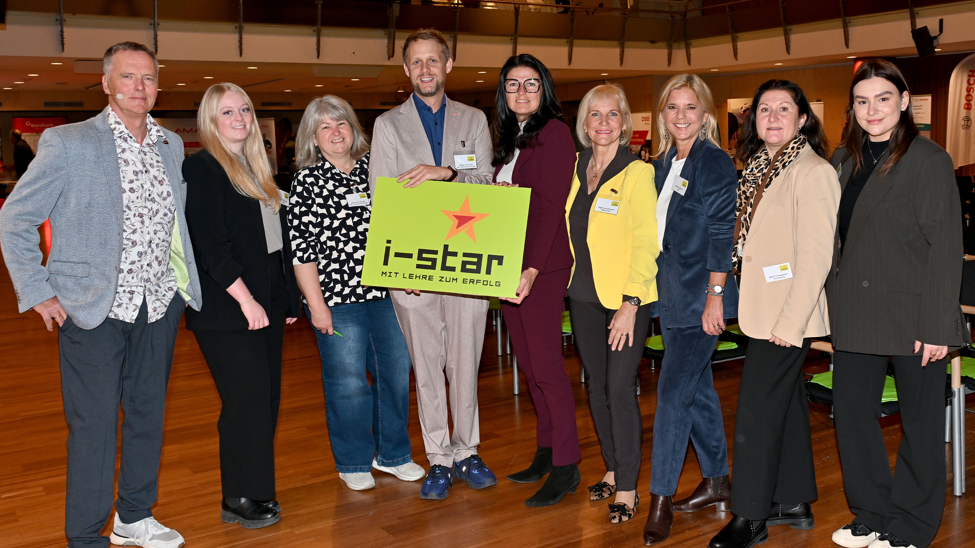 Gruppenfoto des Organisationsteam
