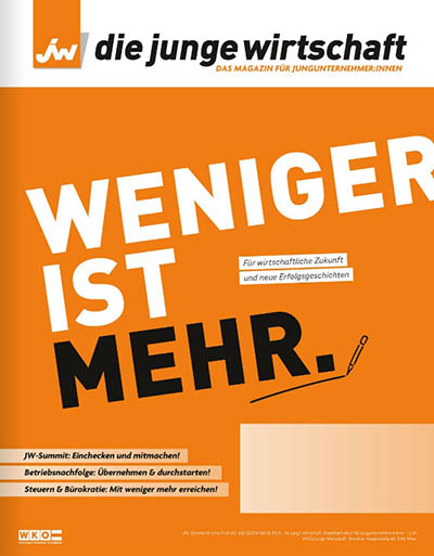 Cover "Weniger ist mehr" - Ausgabe 1/2024