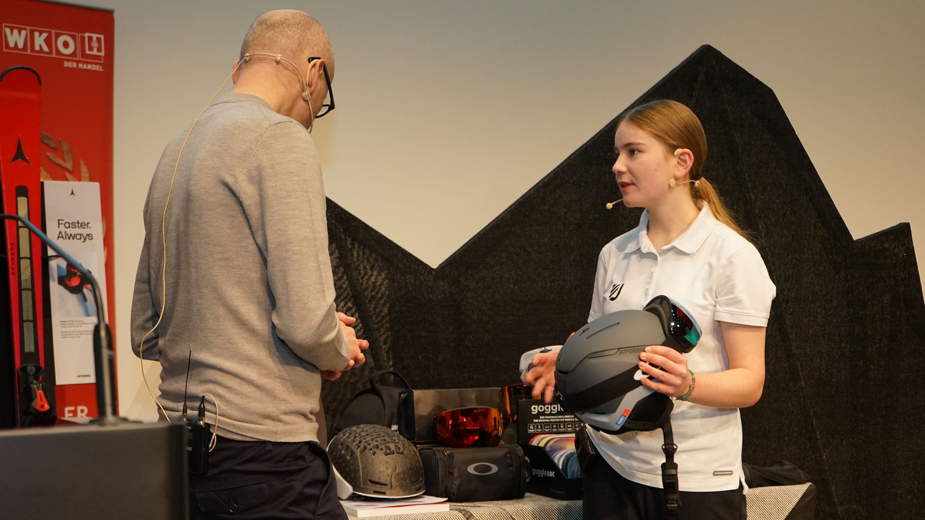 Die zweitplatzierte Anna Gruber überzeugte mit ihrem Verkaufsgespräch die Jury. 