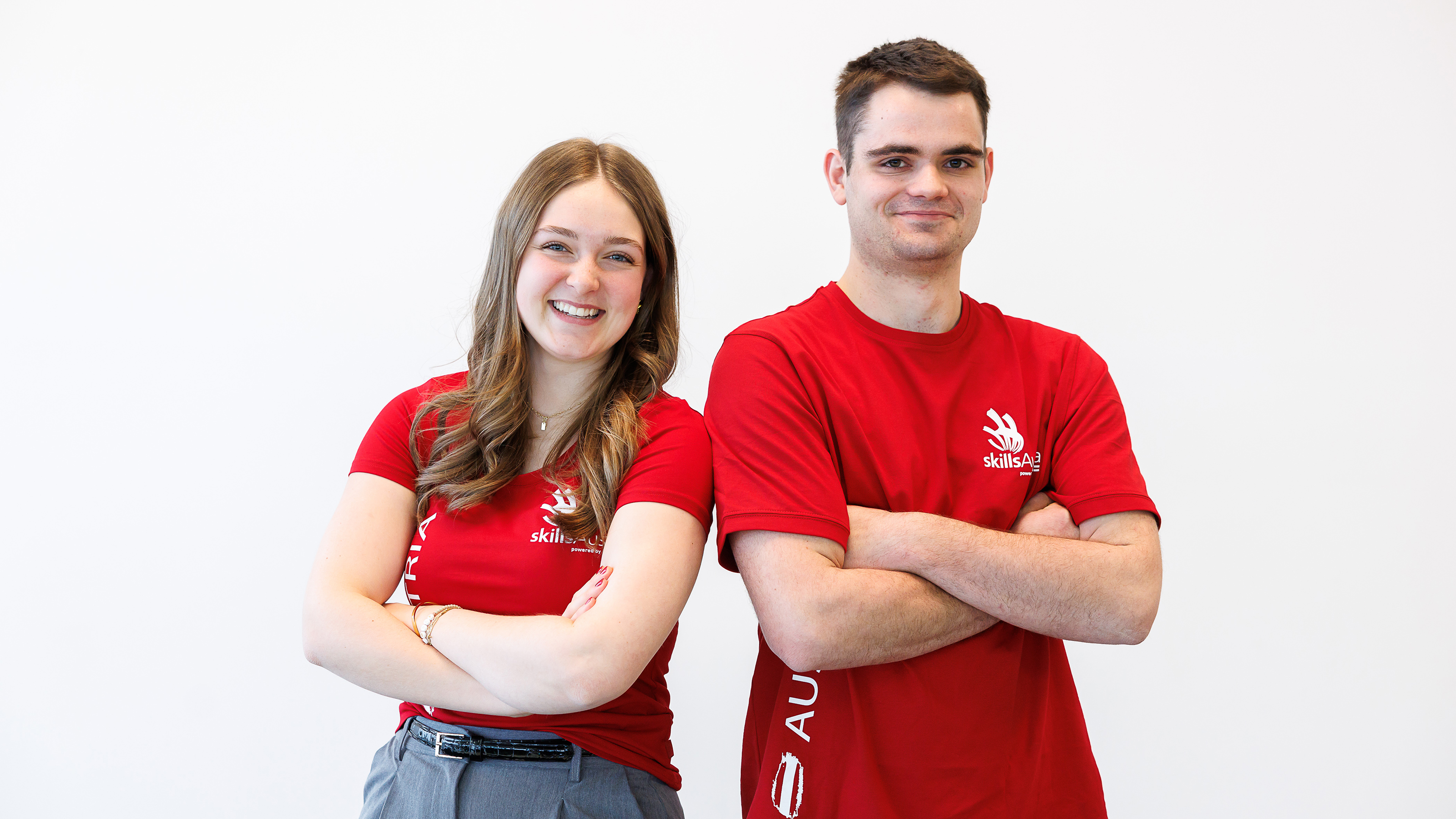 Julia Gschwandtner und Bernhard Moser bilden das Team Salzburg f&uuml;r die WorldSkills 2026.