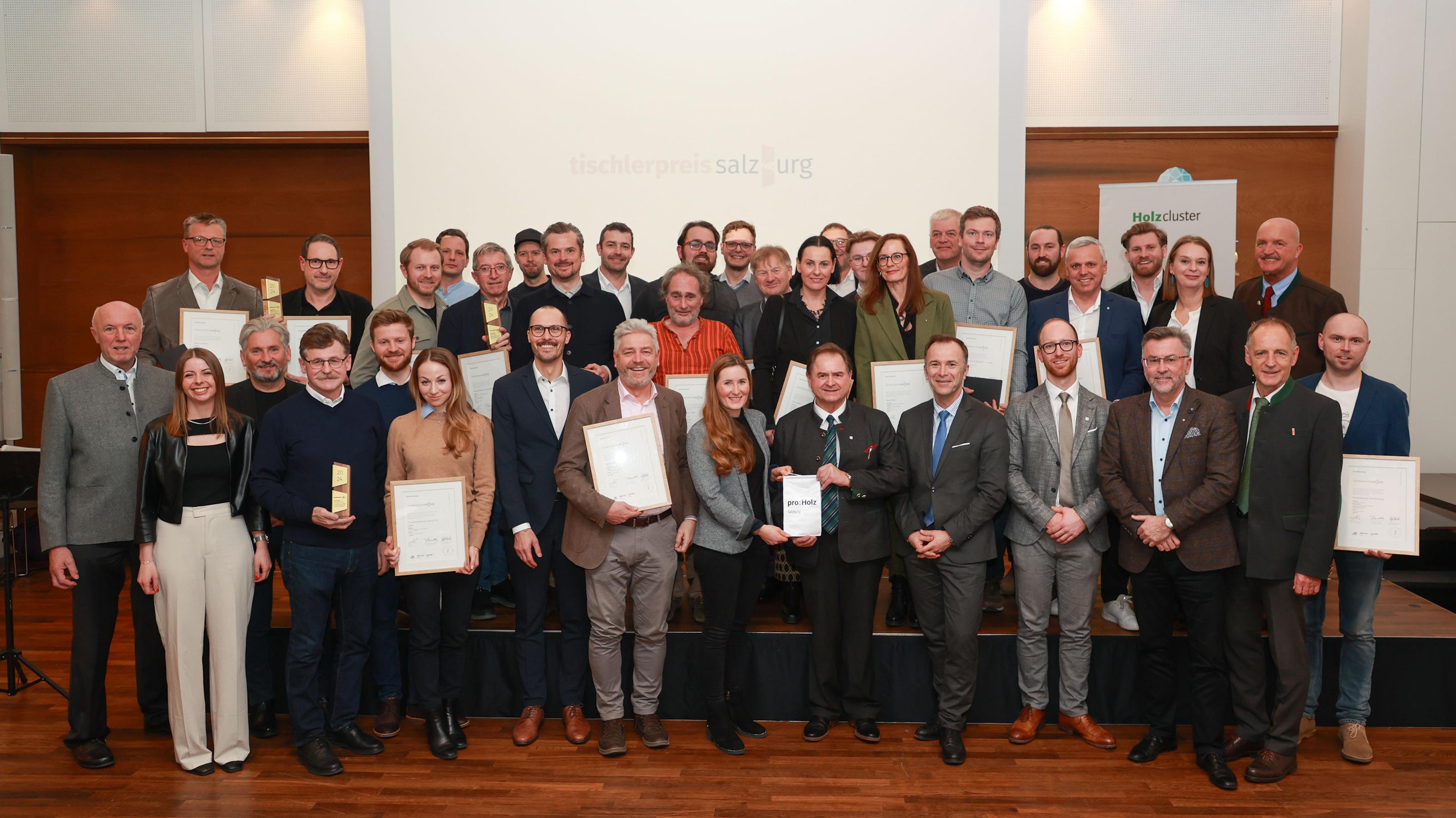 Prämierung Tischlerpreis Salzburg 2024 - WKO