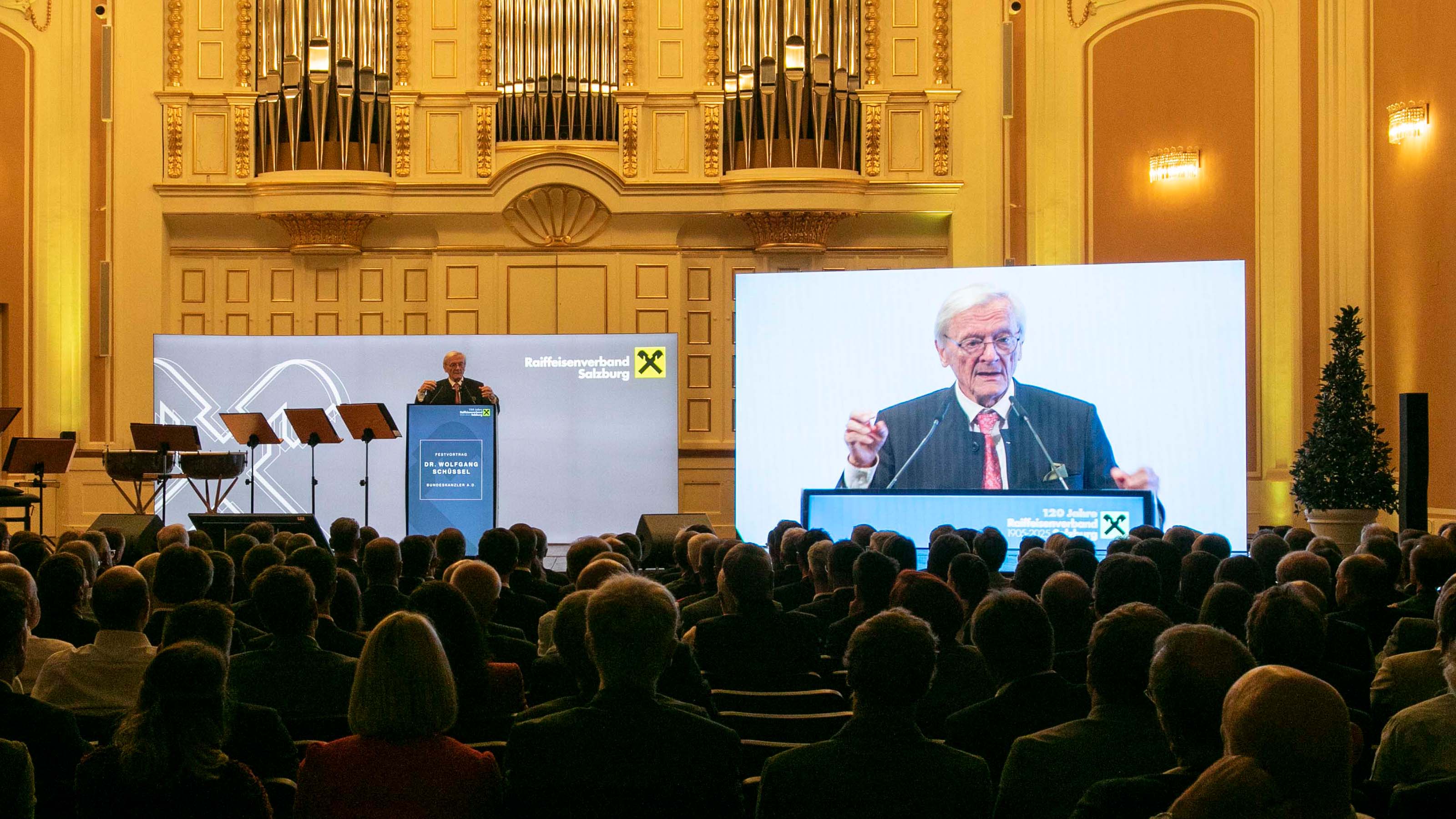 Prominenter Redner: Ex-Bundeskanzler Wolfgang Schüssel hielt den Festvortrag. 