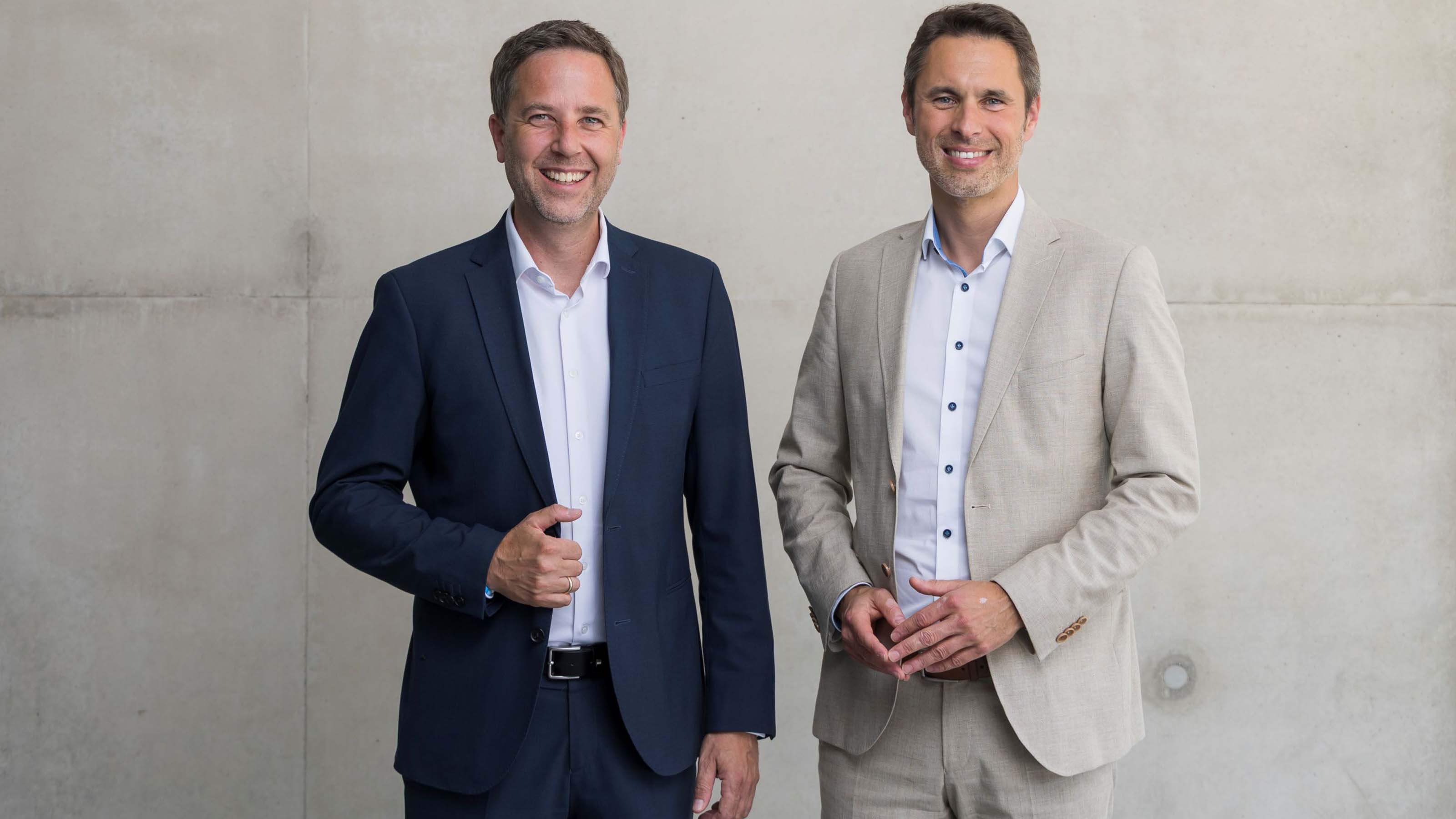 Sind auf Erfolgskurs: die Geschäftsführer Thomas Maierhofer und Georg Grundbichler. 