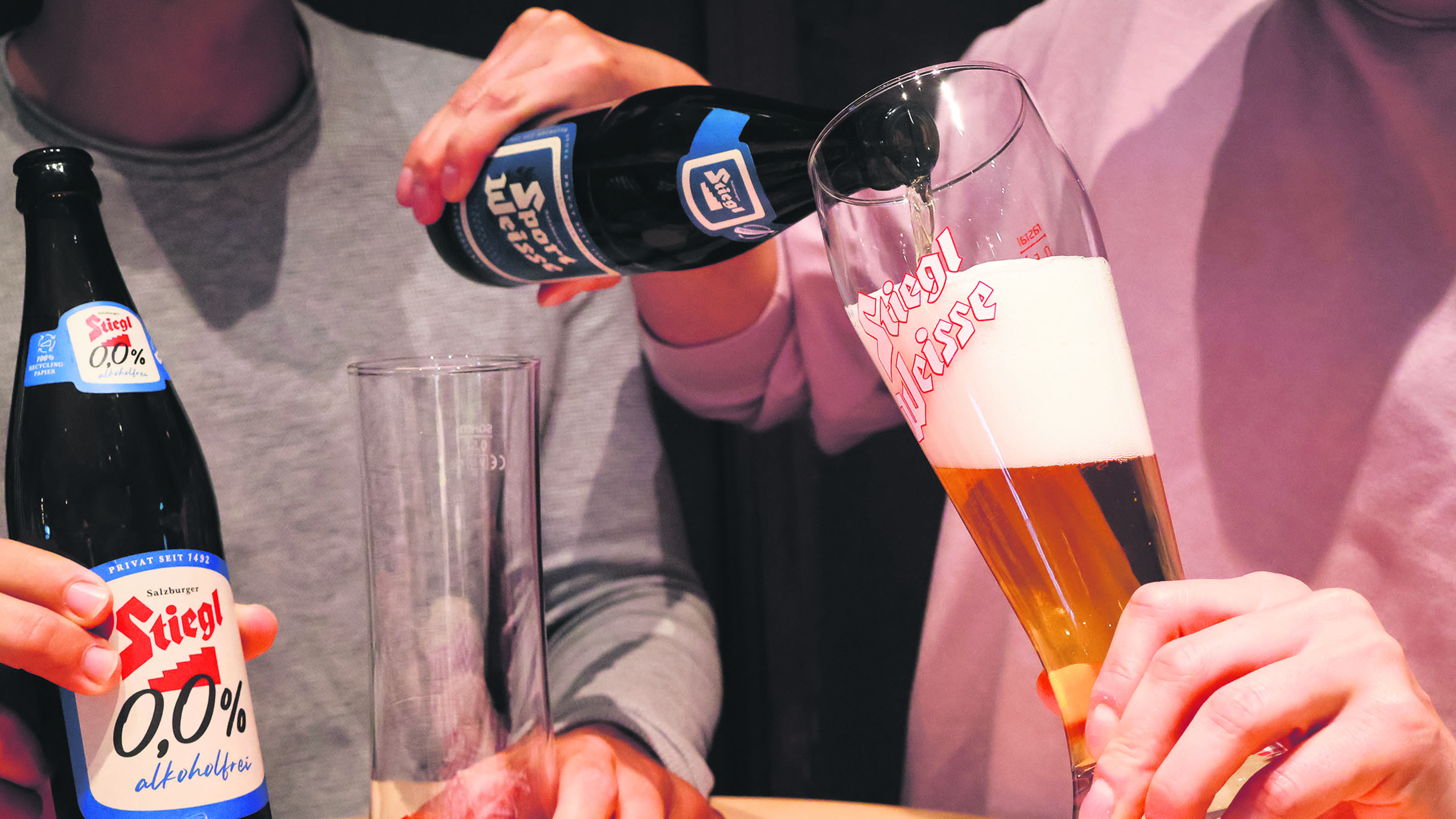 Stiegl brachte bereits 2012 mit der Sport Weisse ein alkoholfreies Bier auf den Markt. Seither wird das Sortiment kontinuierlich ausgebaut.