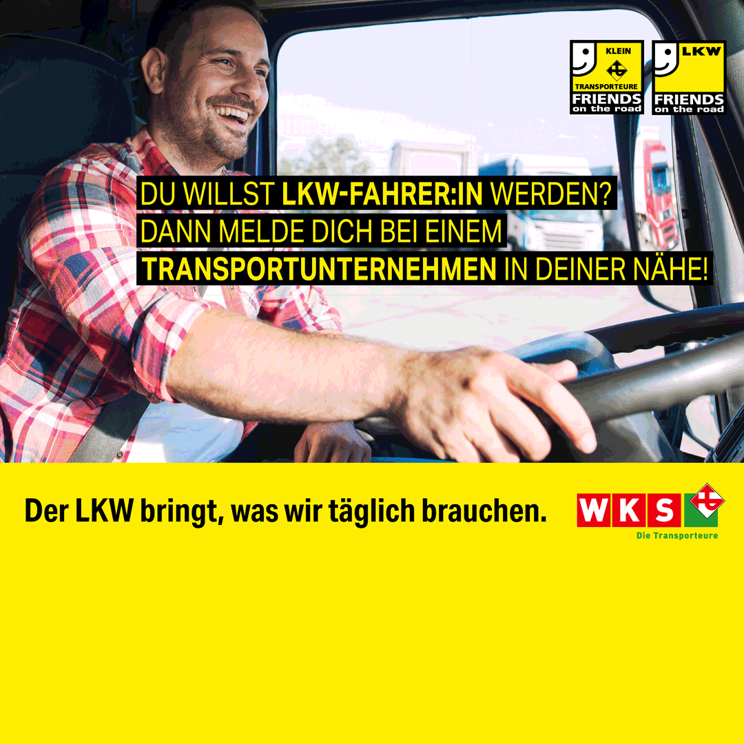 Sujet "Du willst LKW-Fahrer:in werden?"