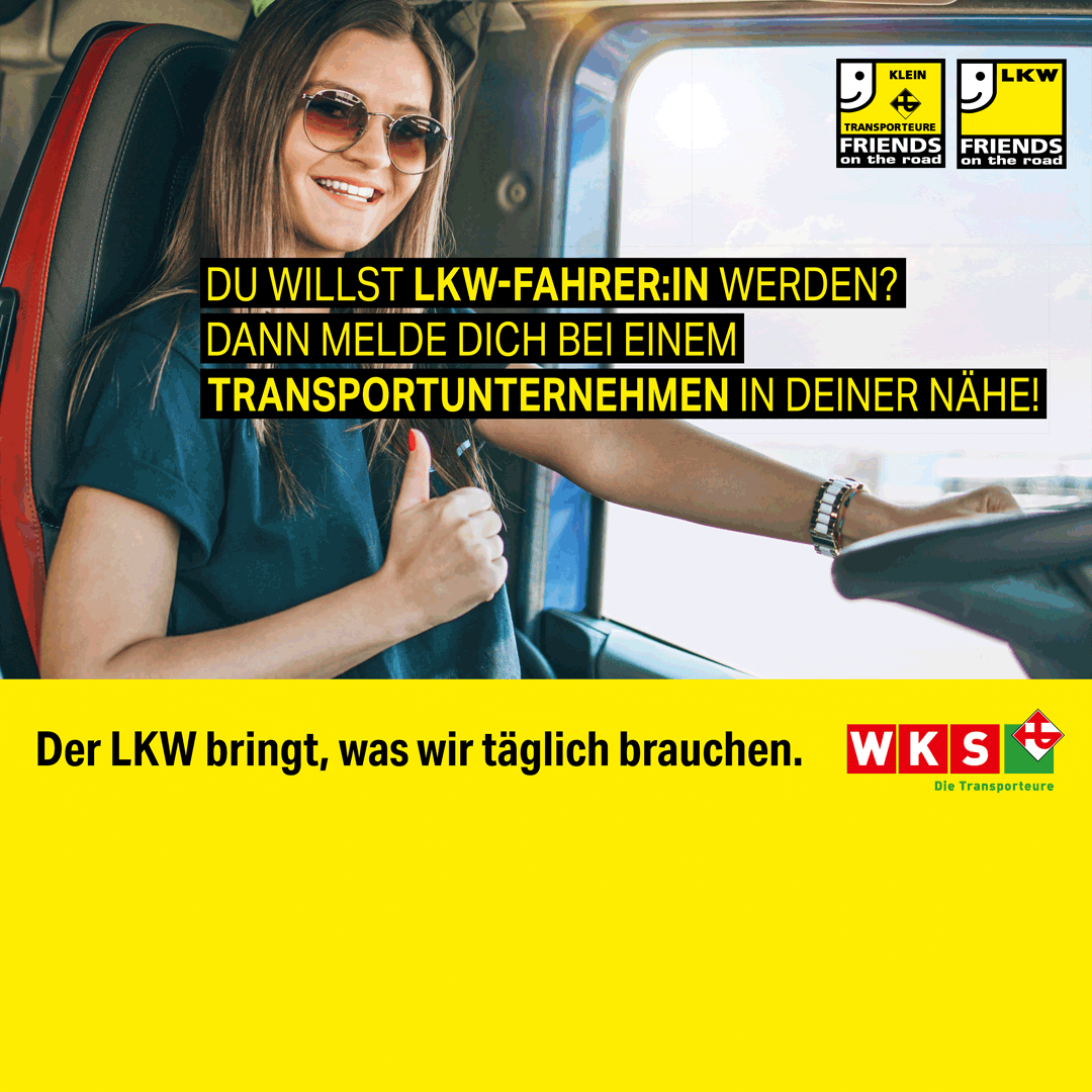 Sujet "Du willst LKW-Fahrer:in werden?"