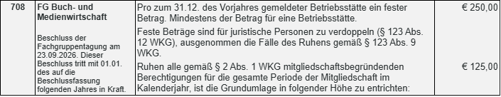 Beschluss FGT Buch- und Medienwirtschaft 2026