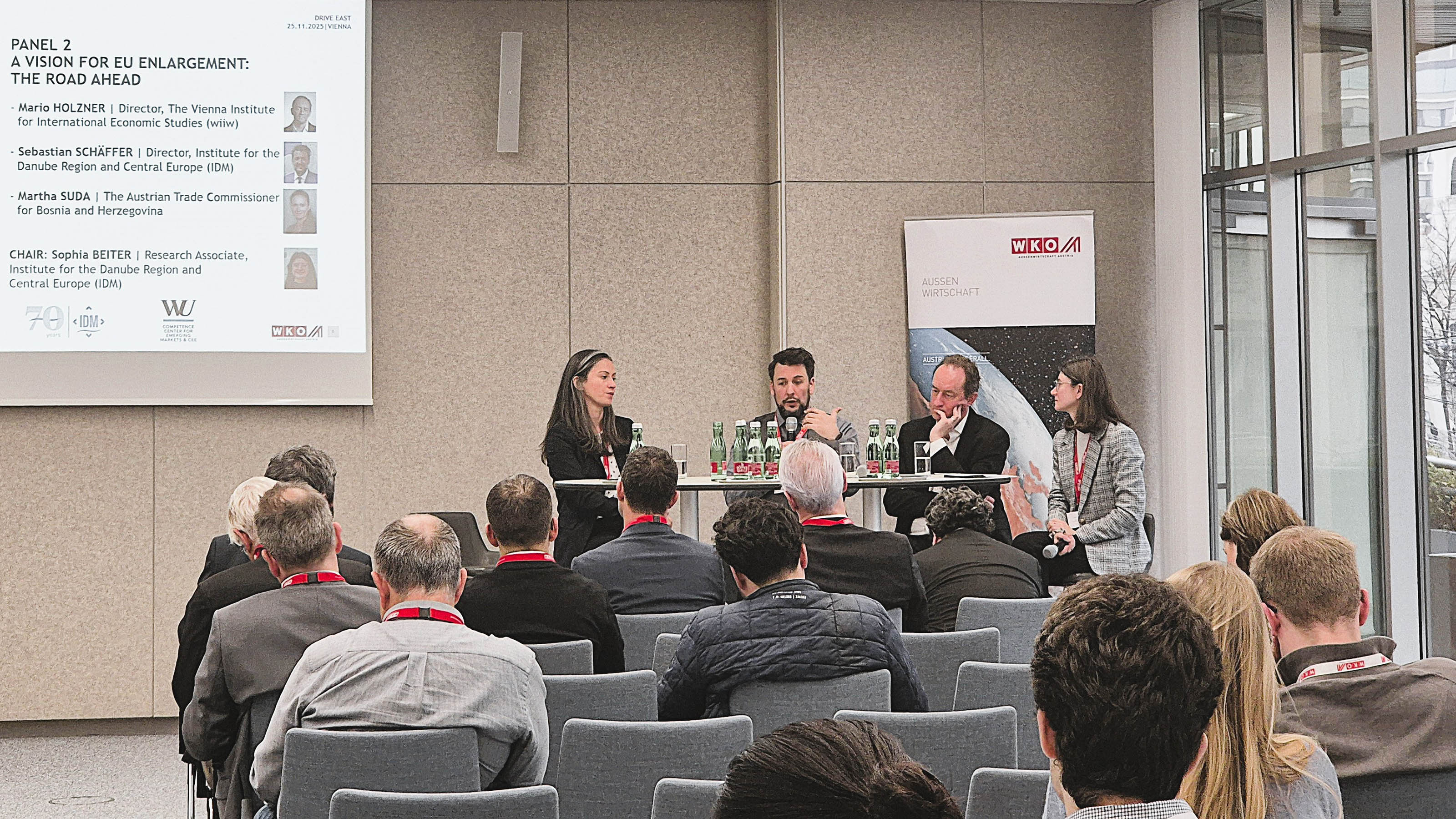 Podiumsdiskussion vor Publikum
