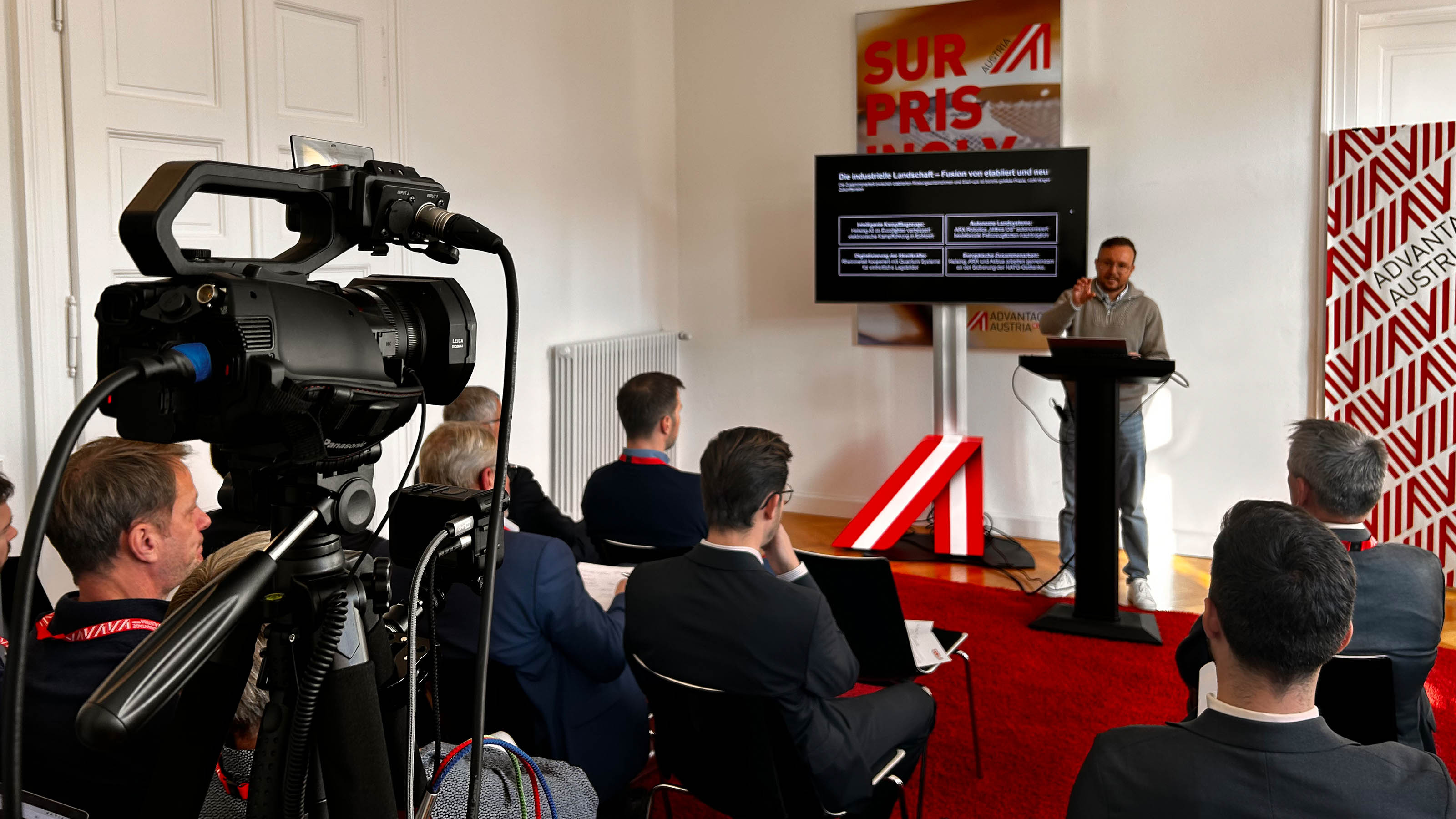 Videoaufzeichnung eines Podiumsgespr&auml;chs