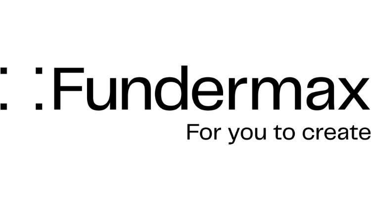 Logo Fundermax in schwarzer Schrift