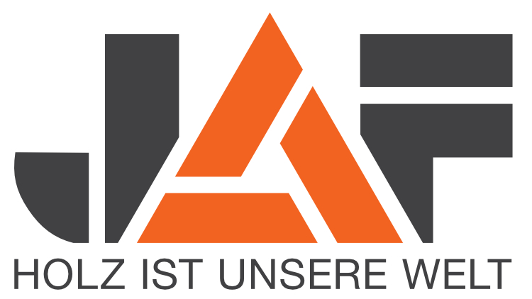 JAF Gruppe Logo in schwarz und orange