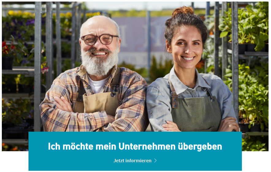 Screenshot des Bereichs zur &Uuml;bergabe