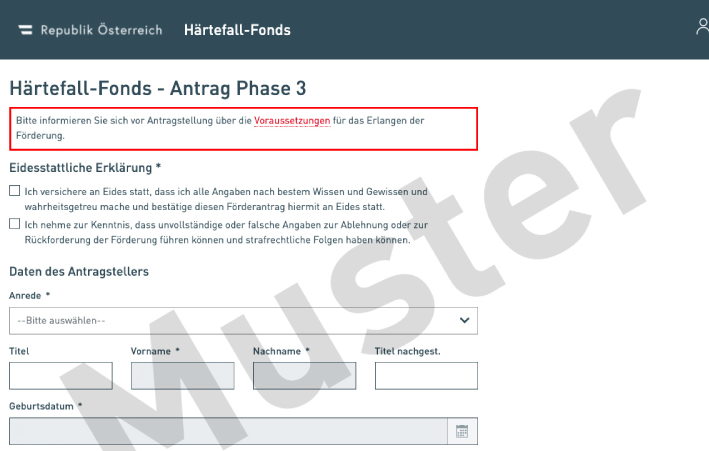 Musterantrag H&auml;rtefall-Fonds Phase 3
