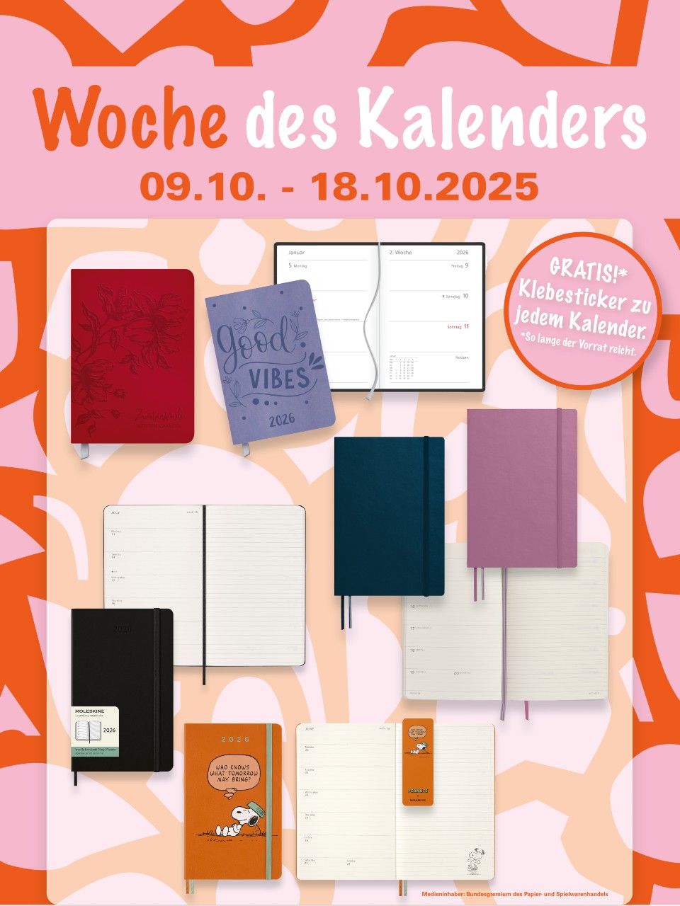 Woche des Kalenders 2025