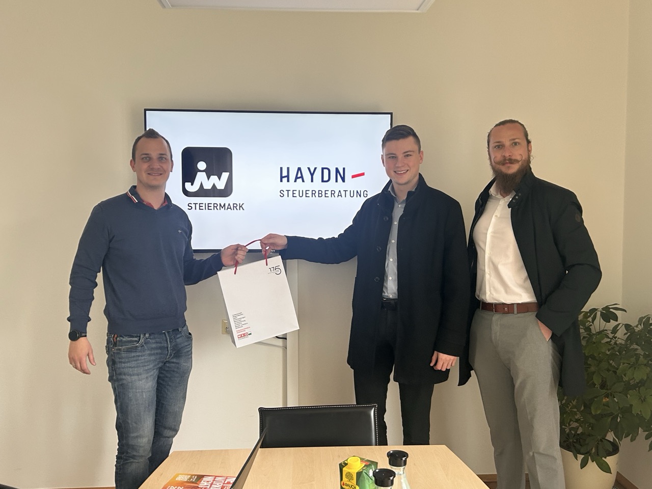 Das Team der JW Deutschlandsberg besuchte Jungunternehmer:innen