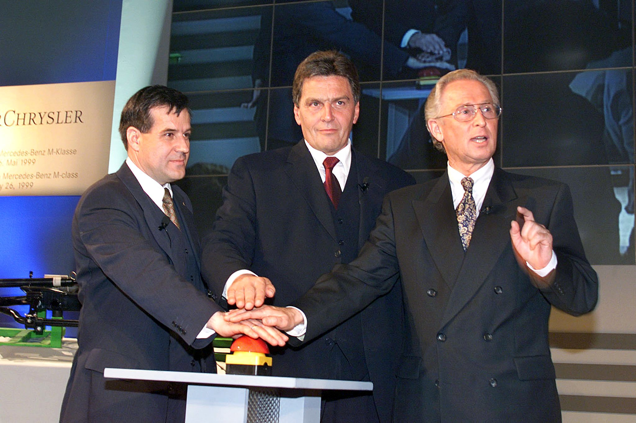 Siegfried Wolf, Viktor Klima und Jürgen Hubbert