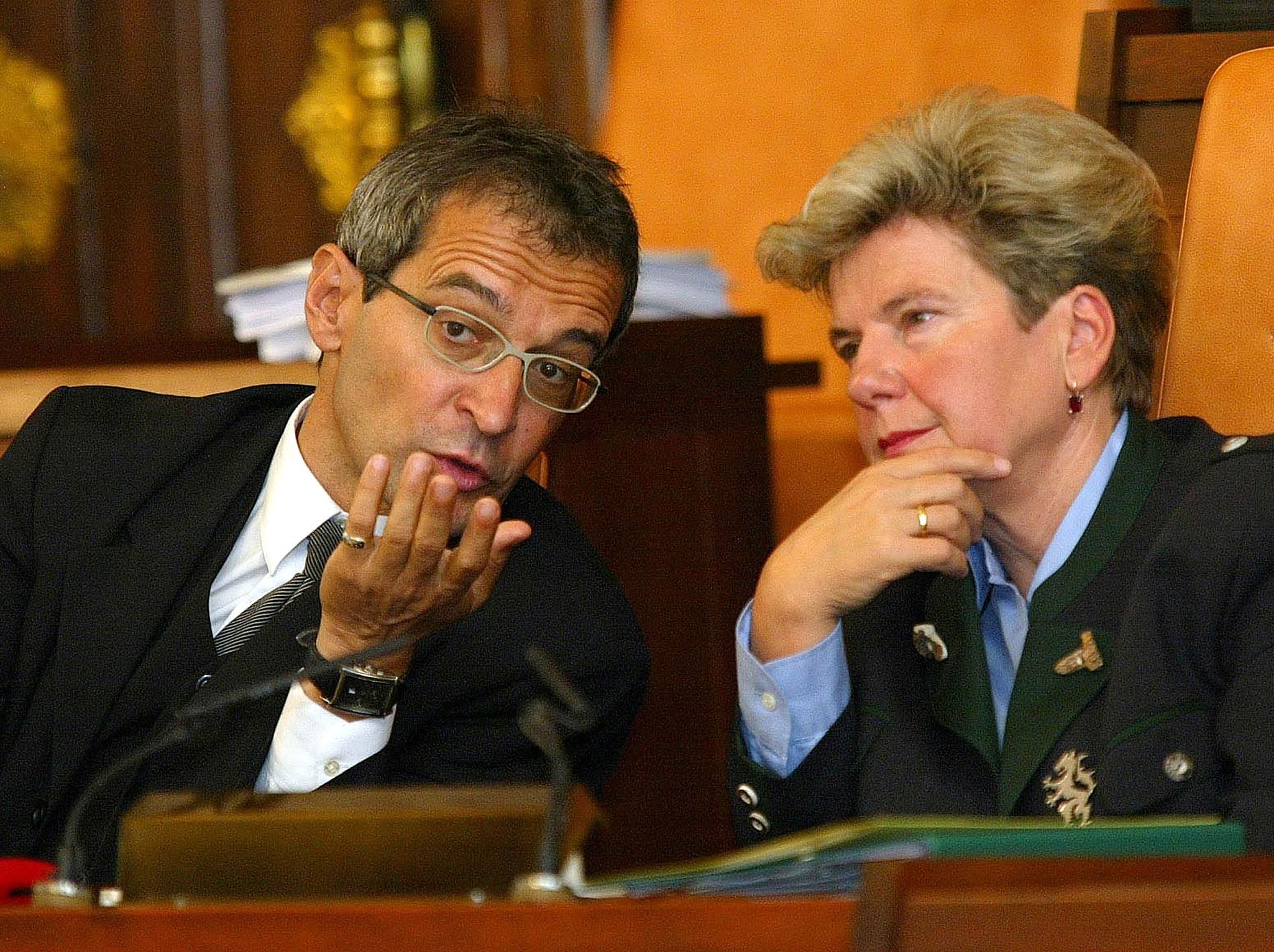 Herbert Paierl und Waltraud Klasnic im Gespräch