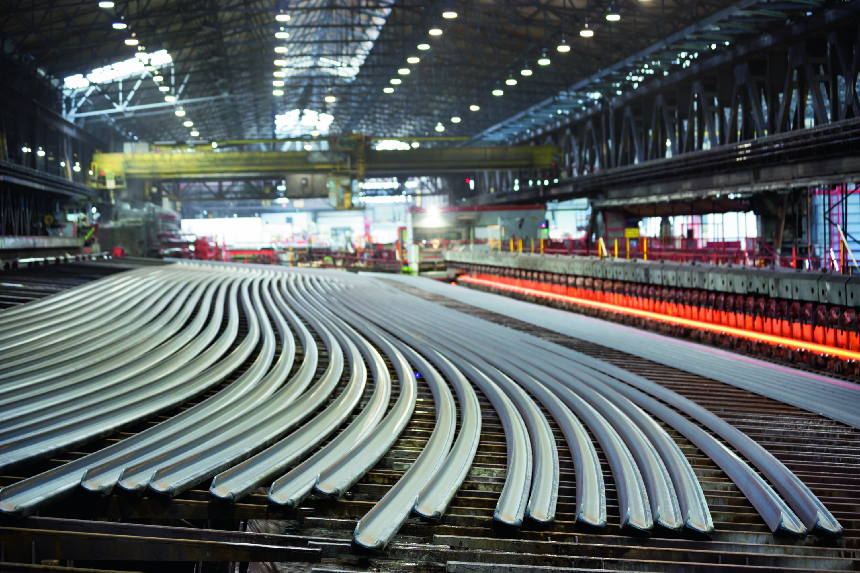 Schienen der Voest Alpine