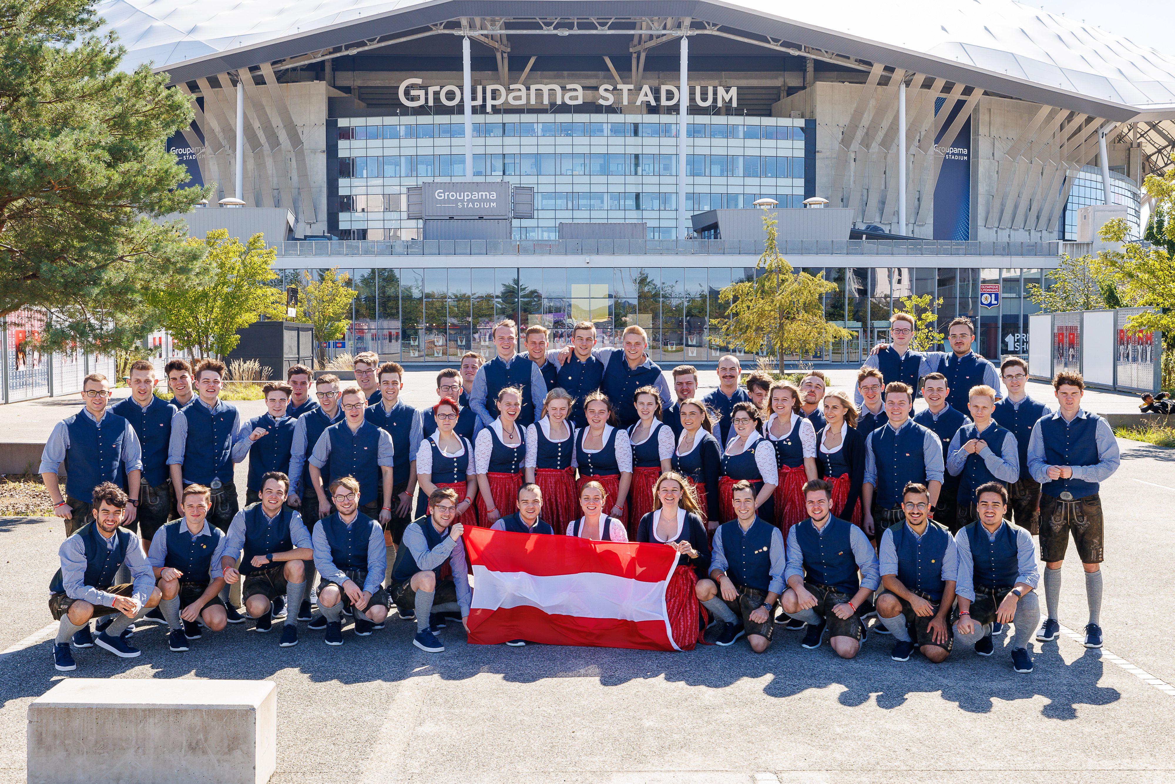 Gruppenfoto der &ouml;sterreichischen Teilnehmer bei den World Skills 2024