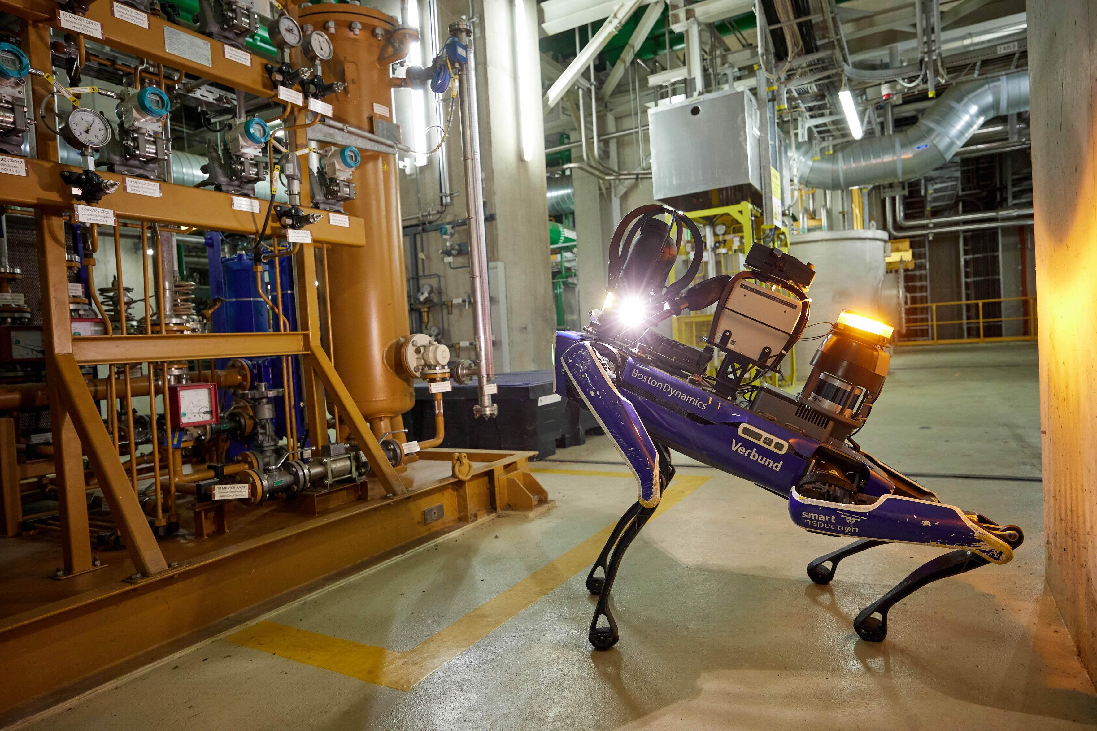 Roboterhund Zerberus vom Unternehmen Verbund