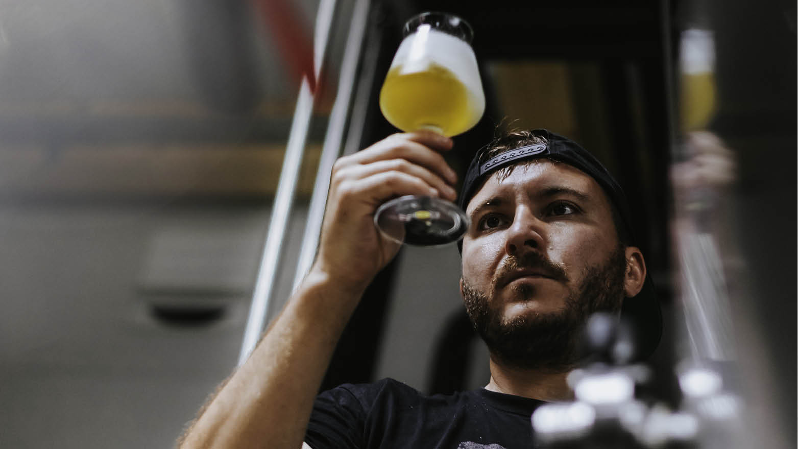 Der Braumeister in Aktion